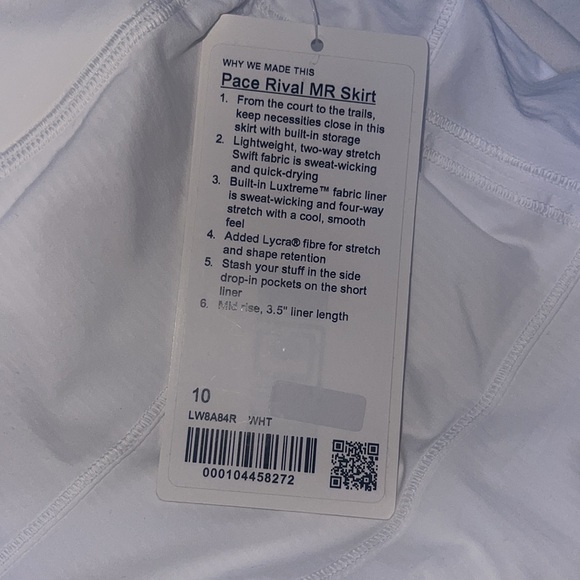 Pace Rival MR Skirt NWT - Picture 3 of 3